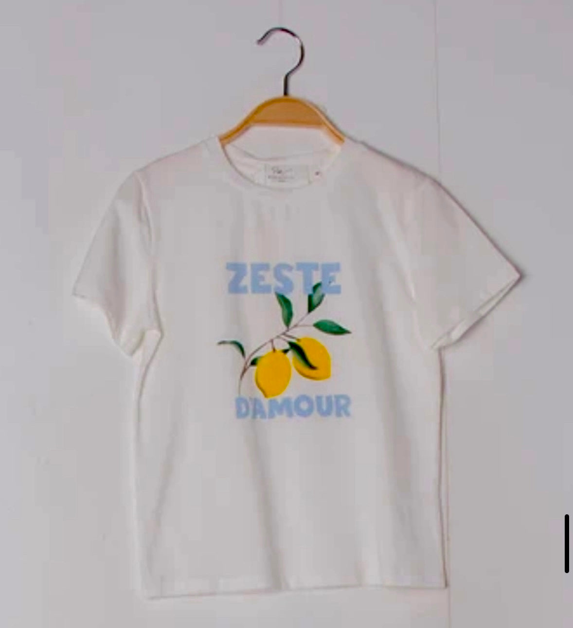 T-shirt citron enfant