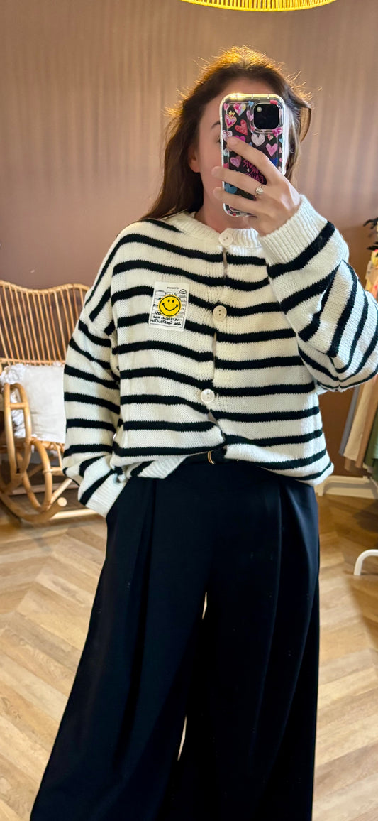 Gilet rayures