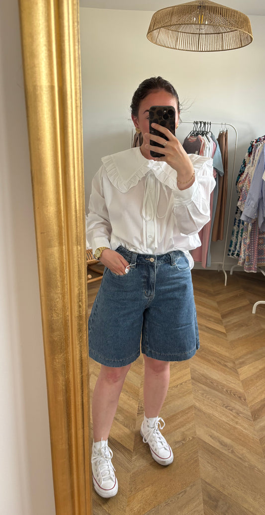 Chemise col claudine