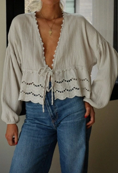 Blouse dentelle